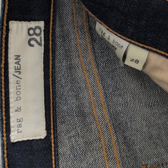 Rag & Bone Dark Blue Skinny Jeans - Picture 4 of 8